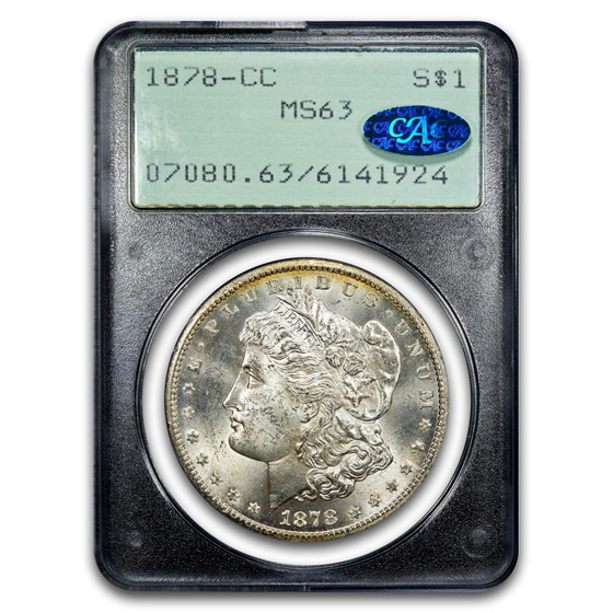 1878-CC Morgan Dollar MS-63 PCGS CAC