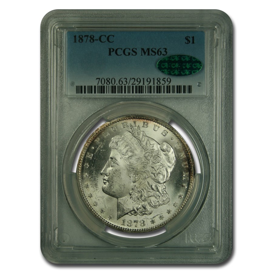 1878-CC Morgan Dollar MS-63 PCGS CAC
