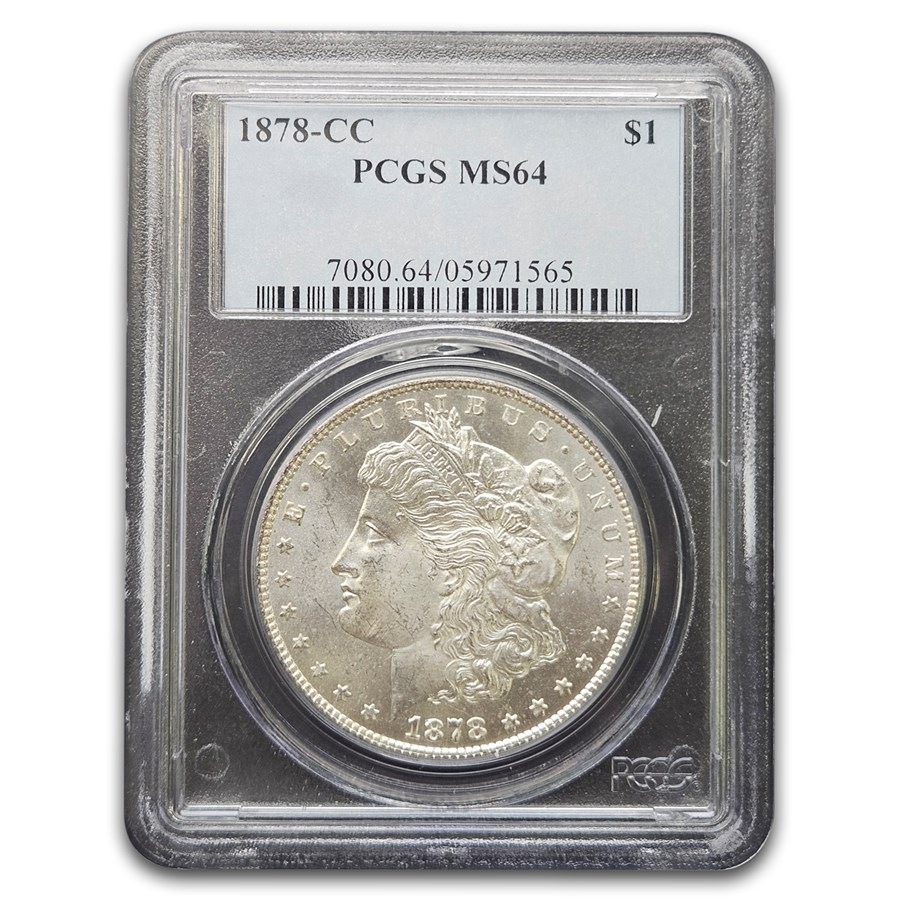 1878-CC Morgan Dollar MS-64 PCGS