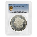 1878-CC Morgan Dollar MS-64 PL PCGS