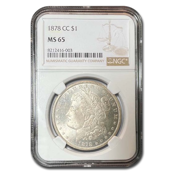 1878-CC Morgan Dollar MS-65 NGC 1878-CC Morgan Dollar MS-65 NGC