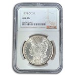 1878-CC Morgan Dollar MS-66 NGC