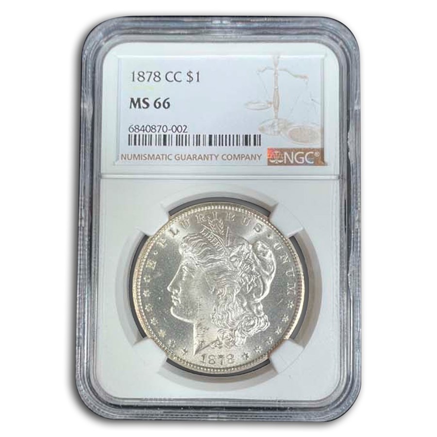 1878-CC Morgan Dollar MS-66 NGC