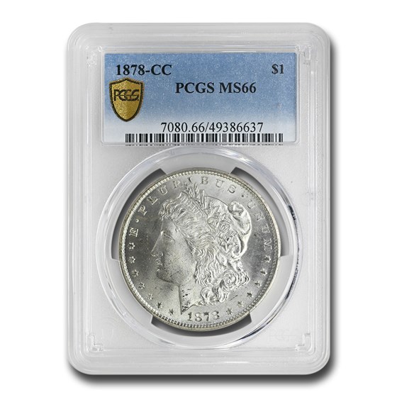 1878-CC Morgan Dollar MS-66 PCGS 1878-CC Morgan Dollar MS-66 PCGS