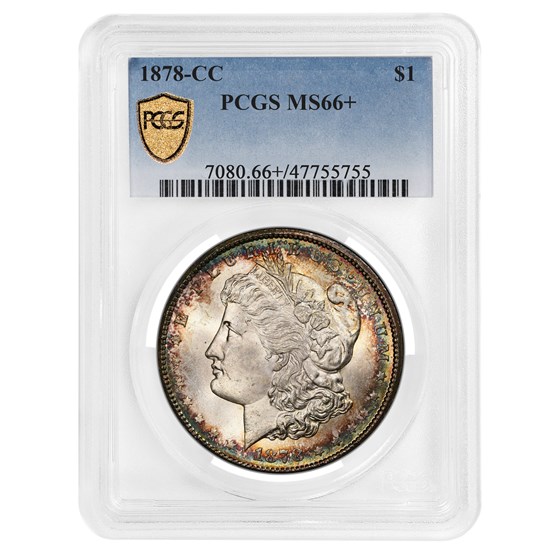 1878-CC Morgan Dollar MS-66+ PCGS 1878-CC Morgan Dollar MS-66+ PCGS