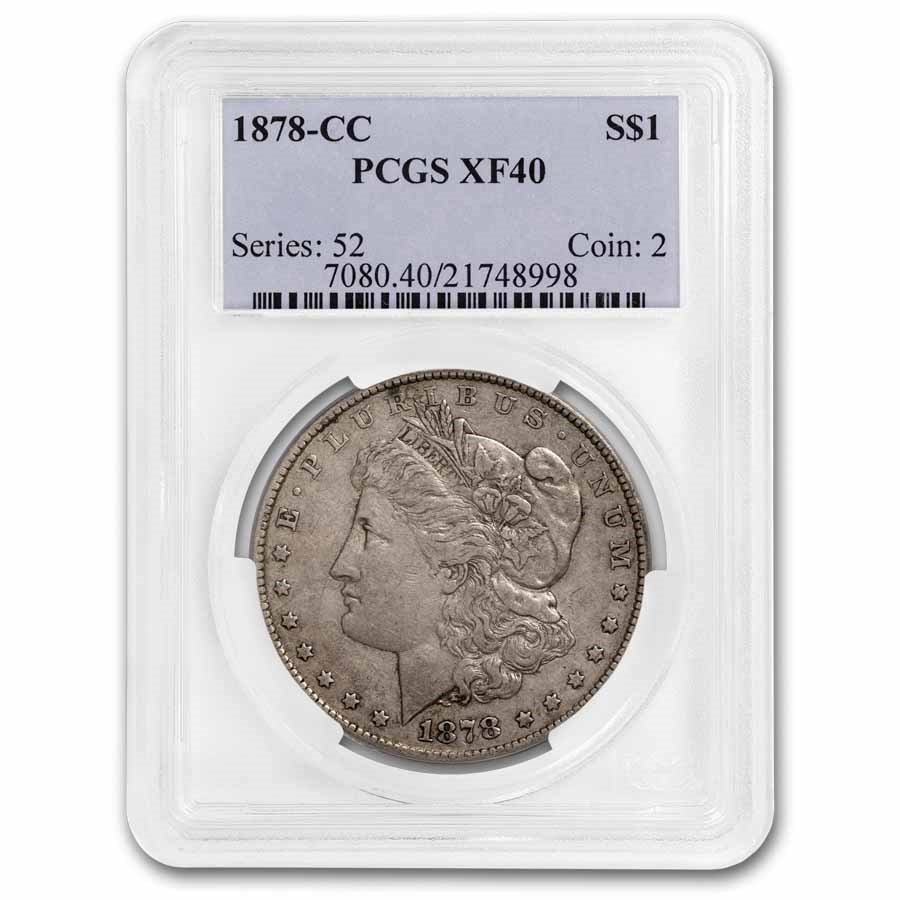 1878-CC Morgan Dollar XF-40 PCGS