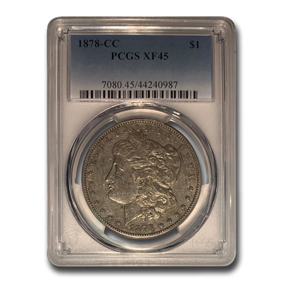 1878-CC Morgan Dollar XF-45 PCGS