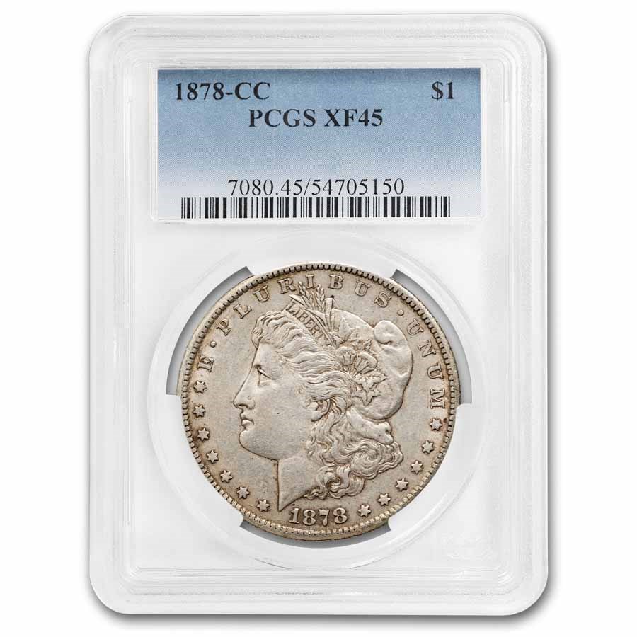 1878-CC Morgan Dollar XF-45 PCGS