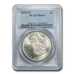 1878-CC Morgan Silver Dollar MS-65+ PCGS (Plus)