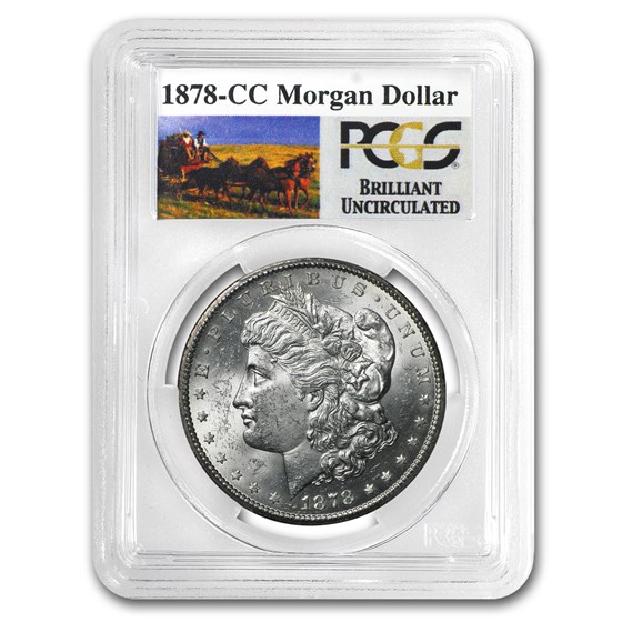 1878-CC Stage Coach Morgan Dollar BU PCGS 1878-CC Stage Coach Morgan Dollar BU PCGS