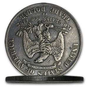1878-CC Trade Dollar Opium Dollar Hinged Box Dollar