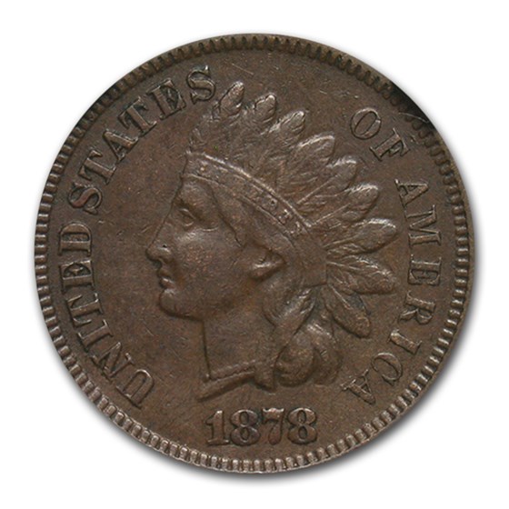 1878 Indian Head Cent AU-50 NGC