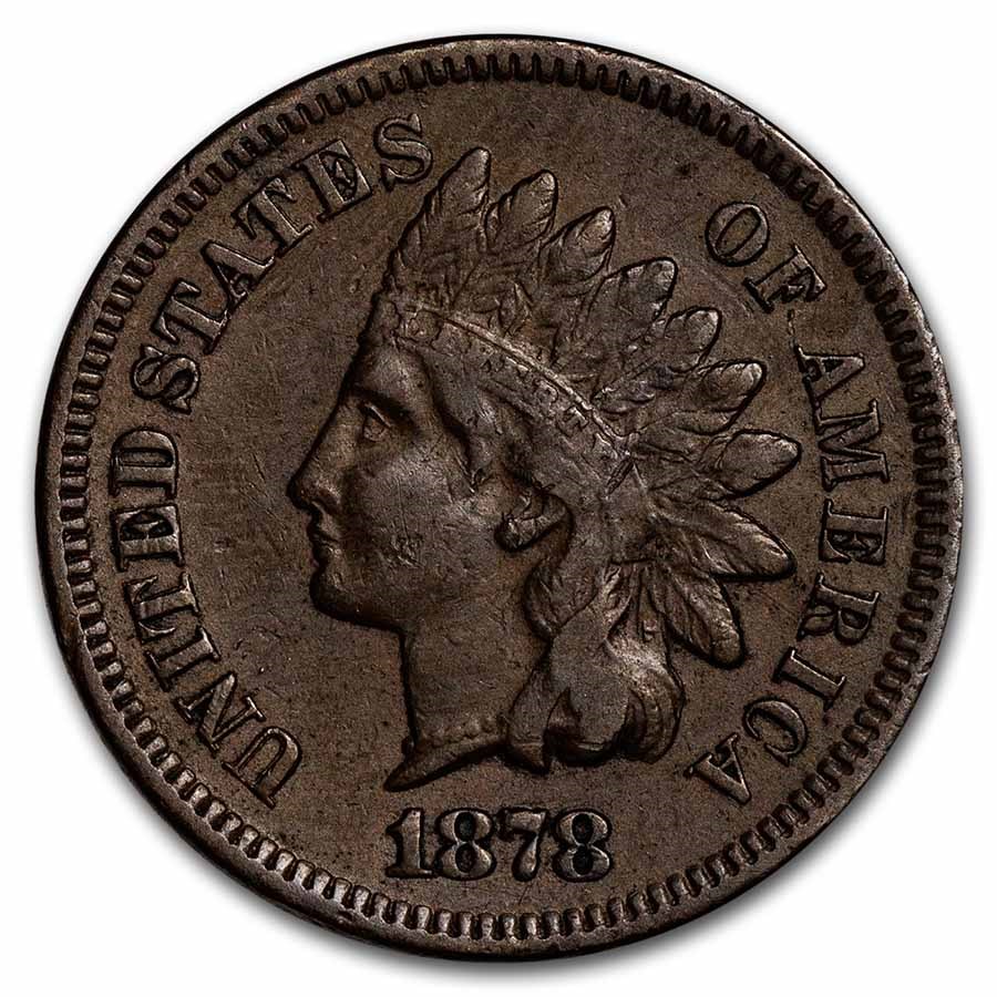 1878 Indian Head Cent VF