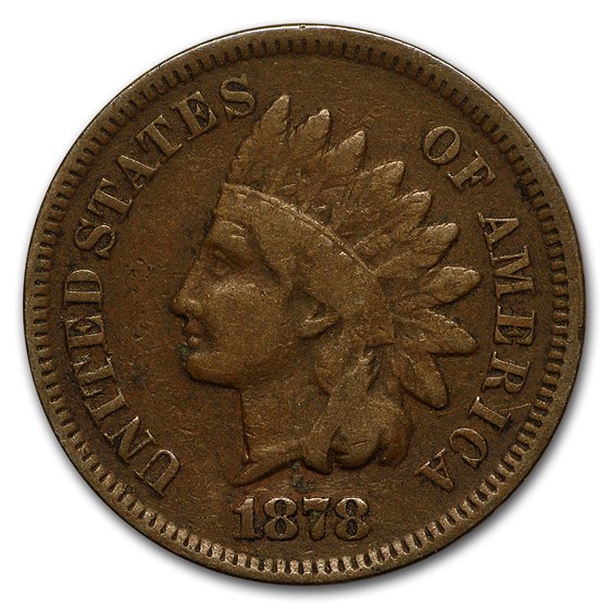 1878 Indian Head Cent VG