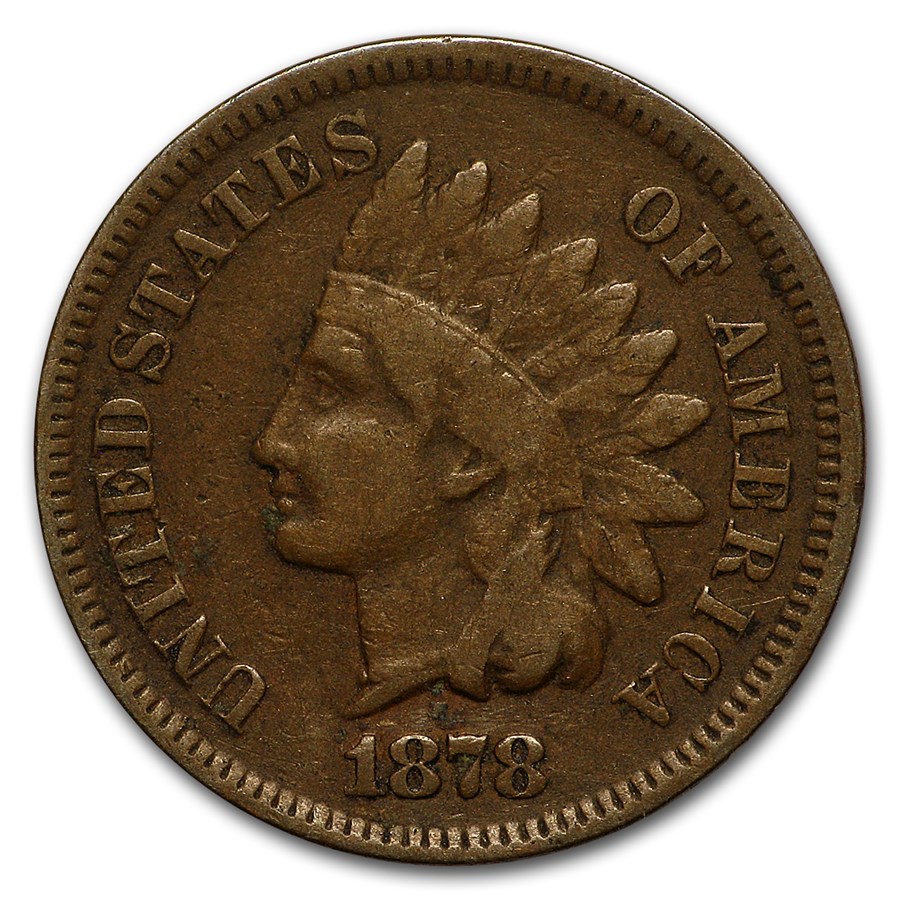 1878 Indian Head Cent VG