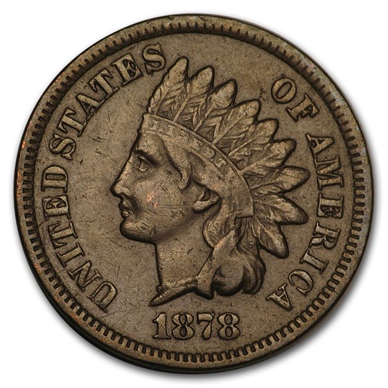1878 Indian Head Cent XF 1878 Indian Head Cent XF