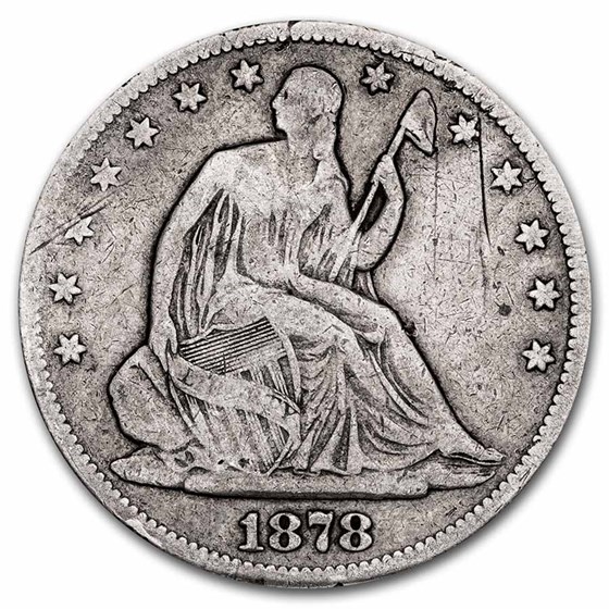 1878 Liberty Seated Half Dollar Fine 1878 Liberty Seated Half Dollar Fine