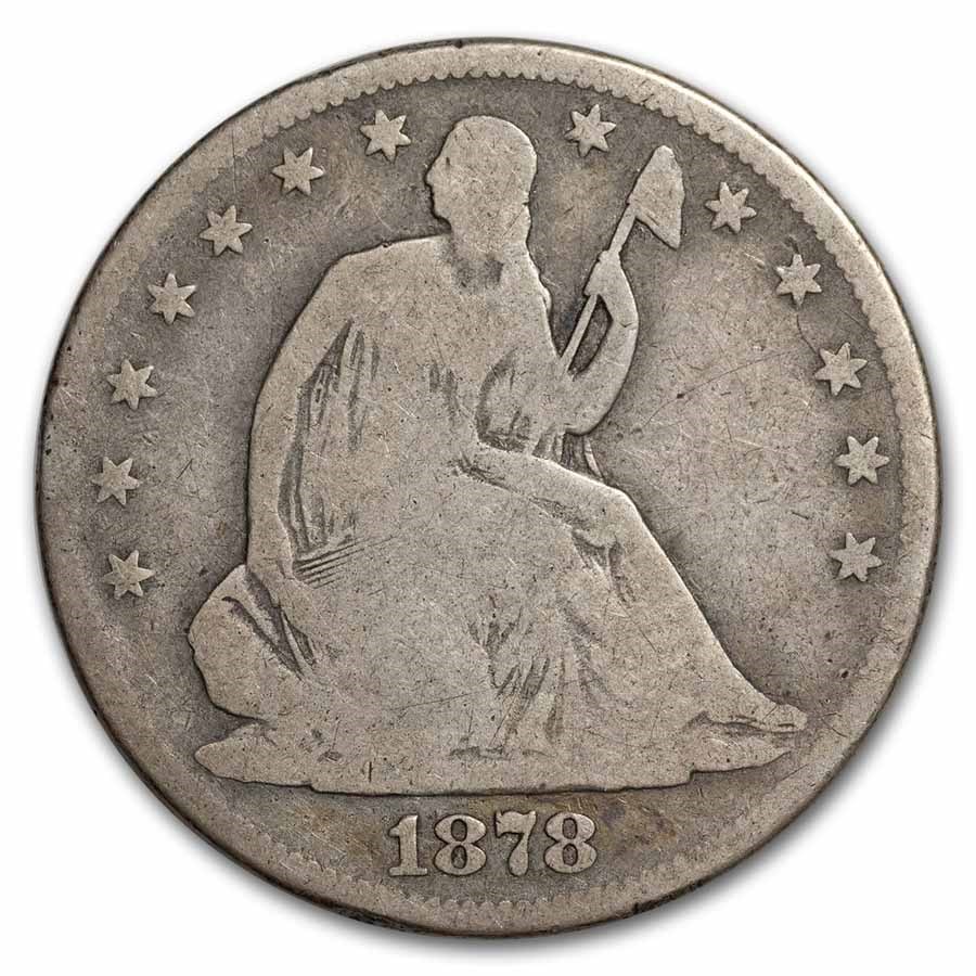 1878 Liberty Seated Half Dollar Good