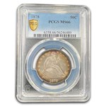 1878 Liberty Seated Half Dollar MS-66 PCGS