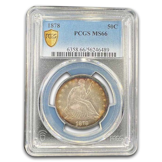 1878 Liberty Seated Half Dollar MS-66 PCGS