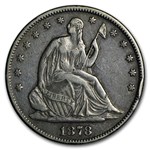 1878 Liberty Seated Half Dollar XF