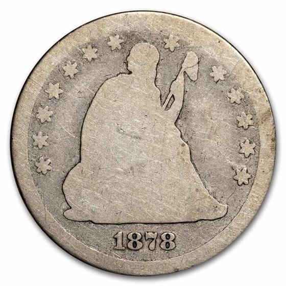 1878 Liberty Seated Quarter AG 1878 Liberty Seated Quarter AG