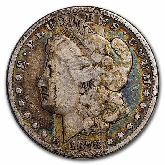 1878 Morgan Dollar 7/8 Tailfeathers Cull 1878 Morgan Dollar 7/8 Tailfeathers Cull