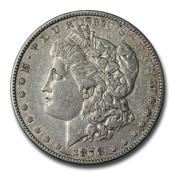 1878 Morgan Dollar 7/8 Tailfeathers VG/VF 1878 Morgan Dollar 7/8 Tailfeathers VG/VF