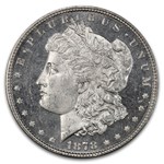 1878 Morgan Dollar 7/8 TF Weak MS-65 PCGS (DMPL)