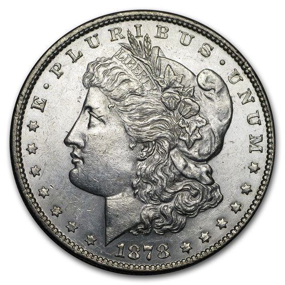 1878 Morgan Dollar 7 Tailfeathers Rev of 1878 AU-58 1878 Morgan Dollar 7 Tailfeathers Rev of 1878 AU-58