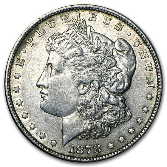 1878 Morgan Dollar 7 Tailfeathers Rev of 79 XF 1878 Morgan Dollar 7 Tailfeathers Rev of 79 XF