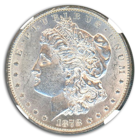 1878 Morgan Dollar 7 TF AU-58 NGC (Reverse of 79) 1878 Morgan Dollar 7 TF AU-58 NGC (Reverse of 79)