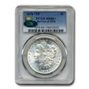 1878 Morgan Dollar 7 TF MS-66+ PCGS CAC (Rev of 1878) 1878 Morgan Dollar 7 TF MS-66+ PCGS CAC (Rev of 1878)