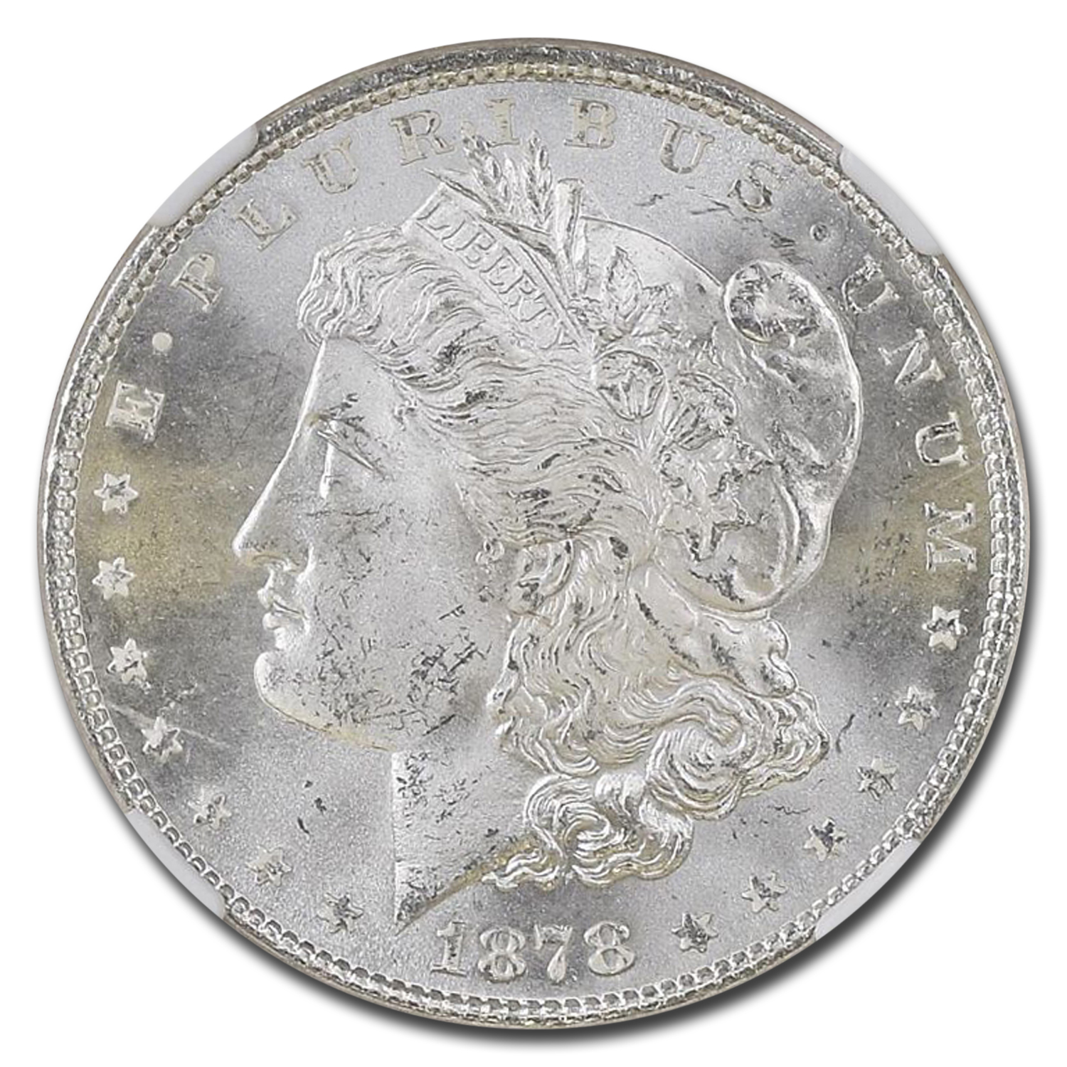 Ｆ様 1878-P 8TF Vam-19 Morgan Silver Dollar NGC MS63 Philadelphia Mint