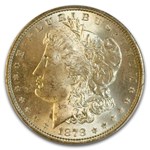 1878 Morgan Dollar 7 TF Rev of 78 MS-63 PCGS (Toned)