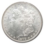 1878 Morgan Dollar 7 TF Rev of 78 MS-64 NGC