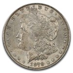 1878 Morgan Dollar 7 TF Rev of 79 AU-58 PCGS