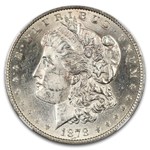 1878 Morgan Dollar 7 TF Rev of 79 MS-61 NGC