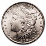 1878 Morgan Dollar 7 TF Rev of 79 MS-62 PCGS
