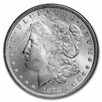 1878 Morgan Dollar 7 TF Rev of 79 MS-63 NGC