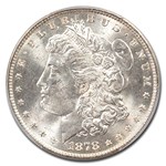 1878 Morgan Dollar 7 TF Rev of 79 MS-63 PCGS