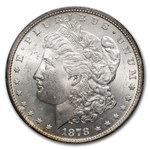 1878 Morgan Dollar 7 TF Rev of 79 MS-64 PCGS