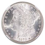 1878 Morgan Dollar 7 TF Rev of 79 MS-66+ NGC