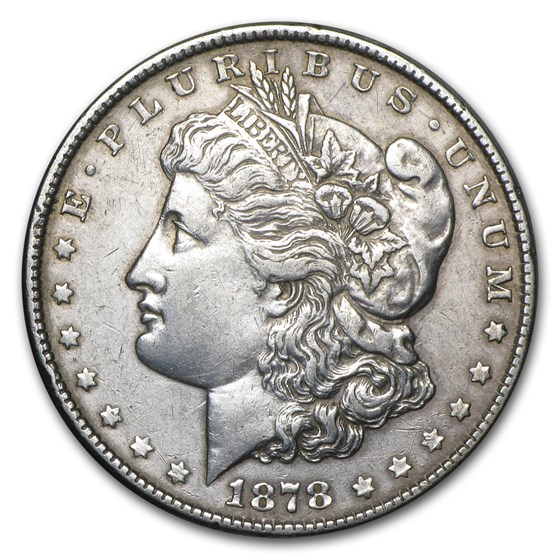 1878 Morgan Dollar 8 Tailfeathers VF 1878 Morgan Dollar 8 Tailfeathers VF