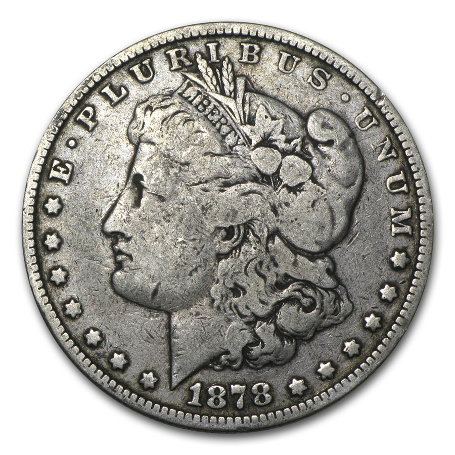 1878 Morgan Dollar 8 Tailfeathers VG/VF