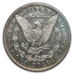 1878 Morgan Dollar 8 TF AU-50 PCGS (Vam-14.15 Lines in Hair)