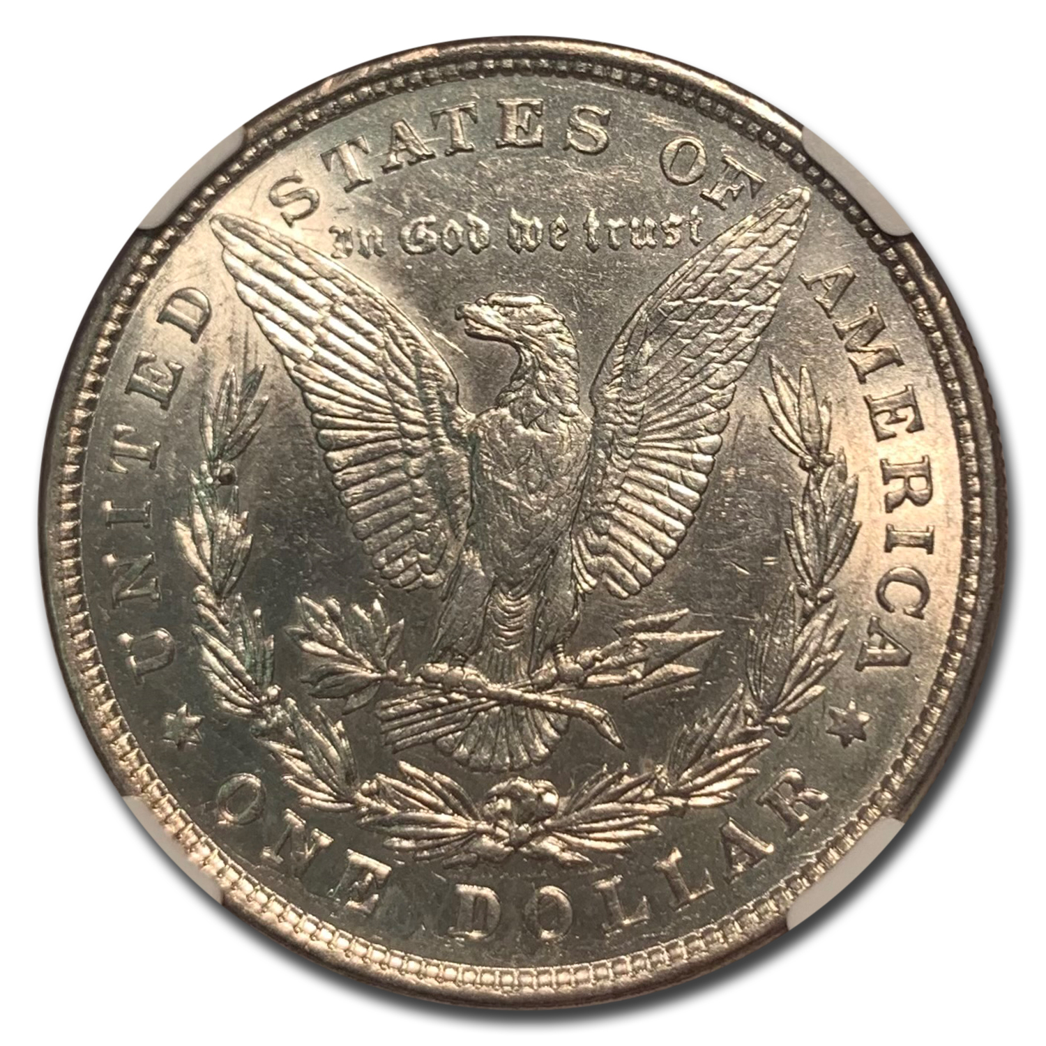 1878 Morgan Dollar 8 TF AU-58 NGC (VAM-14.5 Spiked 