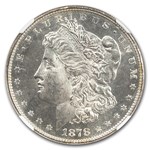 1878 Morgan Dollar 8 TF MS-63 NGC (Green Label)