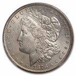 1878 Morgan Dollar 8 TF MS-63 PCGS