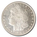 1878 Morgan Dollar 8 TF MS-65 PCGS